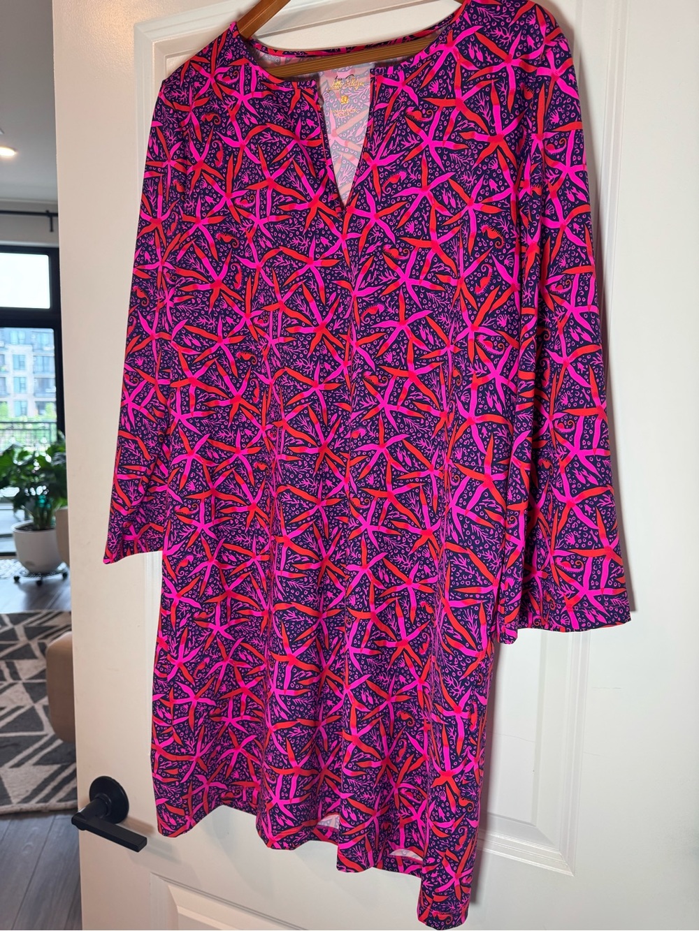 Lilly Pulitzer Johana Long Sleeve Cover-Up Dress